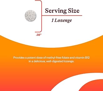 Seeking Health Hydroxo B12 with Folinic Acid - Supplement with Non-Methylated Form of Folate - Vitamin B12 Complex for Heart Health Support - 60 Lozenges