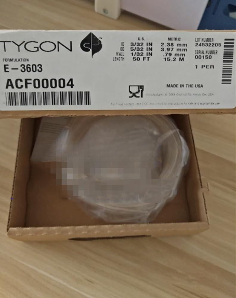 1pcs New For ACF00004 E-3603 peristaltic pump pipe 2.4×4×0.8mm Hose 15M