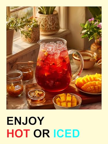 Image of TeeLux Mango Passion Fruit Herbal Tea Bags, Caffeine Free, 100 Count | Tropical Fruit Blend with Hibiscus, Rosehips, Lemongrass & Cinnamon, Natural Mango & Passion Fruit Flavor, Hot or Iced