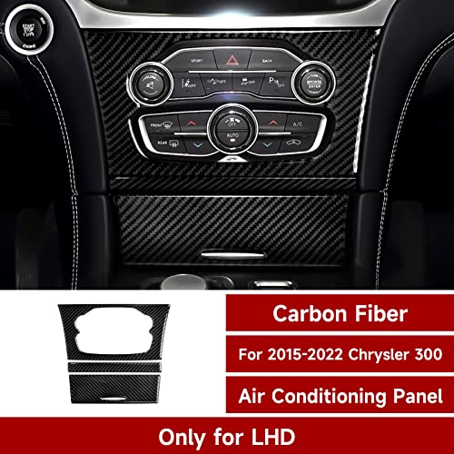 Image of Car Air Conditioning A /C Panel Decals for 2015-2023 Chrysler 300 / 300C / 300S / Limited /Touring Accessories Interior Stickers