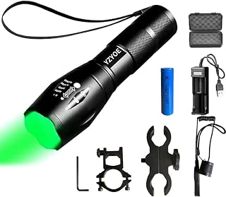 Rechargeable Green Light Tactical Flashlight image