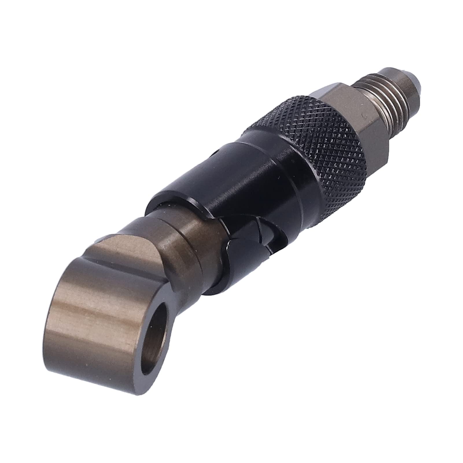 Raccordo Linea Freno Moto, AN3 Connettore a Sgancio Rapido Universale in Lega di Alluminio Connettore Linea Freno per Tubo Freno Olio Combustibile Fluido Tubo(SW-21034-BL)