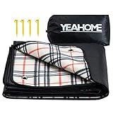 YEAHOME Picnic Blanket Beach Mat, Triple Layers Waterproof Outdoor Blanket, Extra Large Sand Proof...