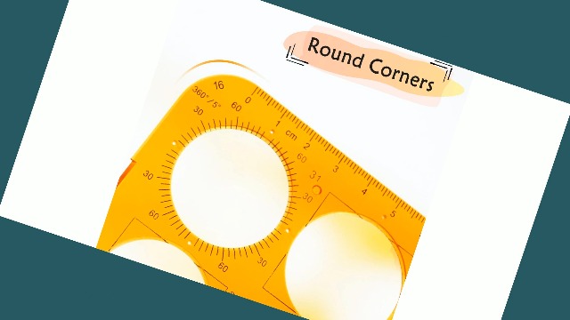 Pochoir Circulaire, 3 à 40 De Diaètre, Orange, Pour Quilling