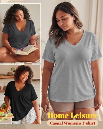 Image of Neer 3 Pack Plus Size Women's T-Shirts