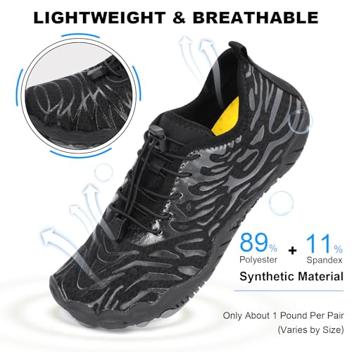 Image of Hike Barefoot Shoes for Women Men Non-Slip Breathable Walking Shoes Wide Toe Box Comfortable Athletic Footwear