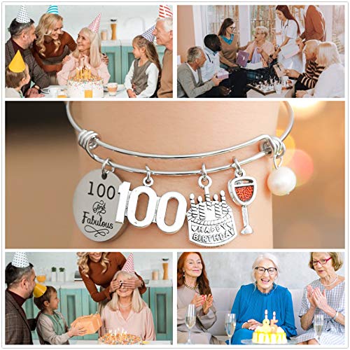 Image of Silver /14k Gold Plated Birthday Bracelet, Natural Healing Crystal Bracelet Gifts for Her Birthday for Daughter Granddaughter Friends Mom Grandma Sister