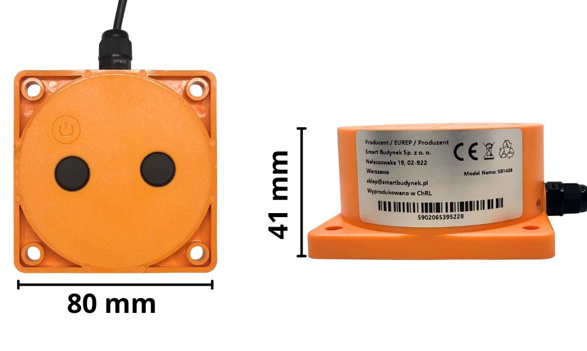 Sensor de nivel de líquido WiFi ultrasónico IP65 Tuya Smart Tanque