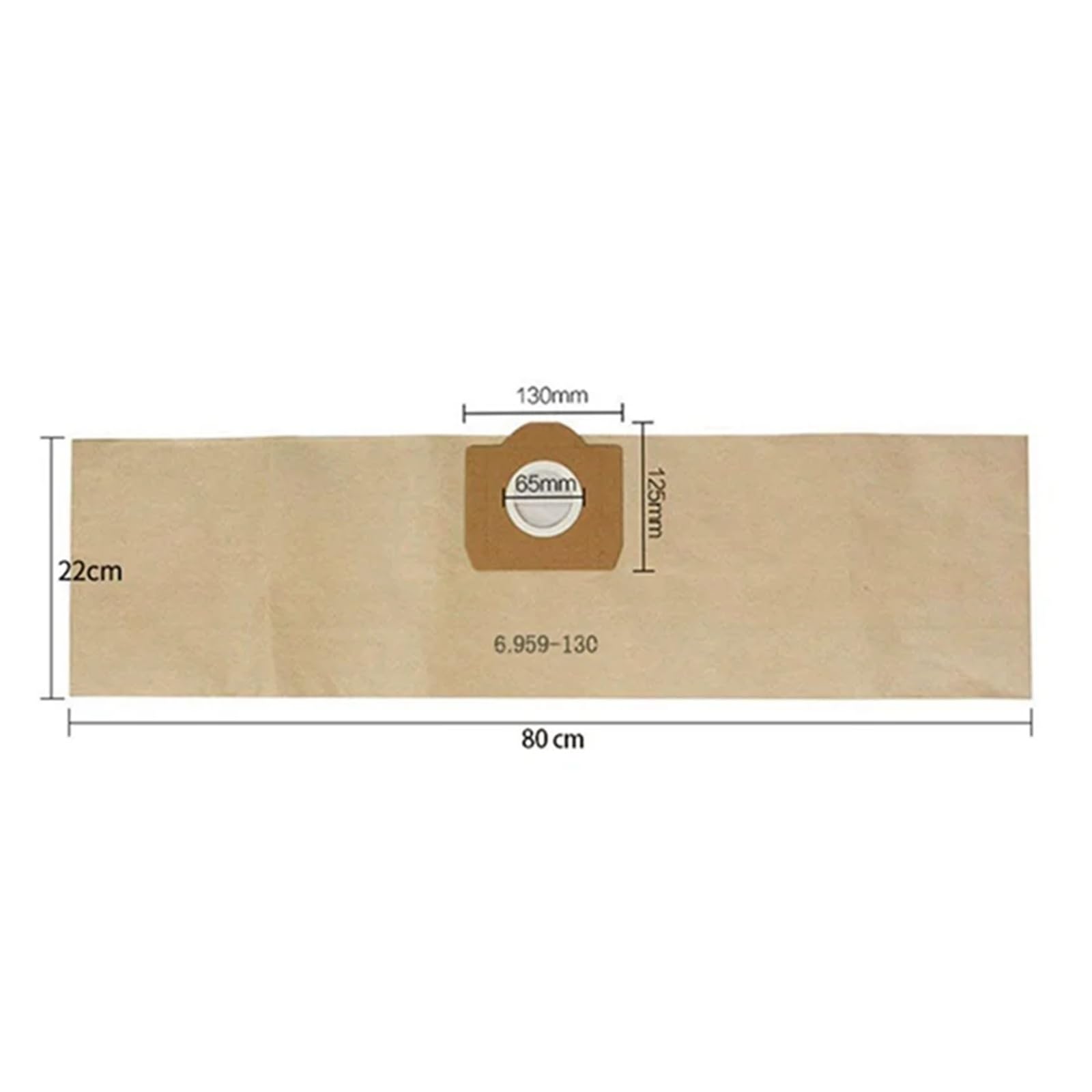 Sacs à poussière de rechange Stable-16 compatibles avec les sacs filtrants Karcher 6.959-130.0 for aspirateur à sac papier A2201 WD3