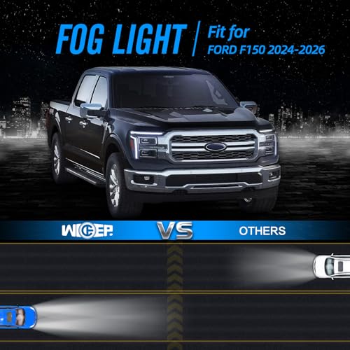Image of LED Fog Light Assembly for 2024 2025 2026 F150 Lariat /STX /XL /XLT Ford