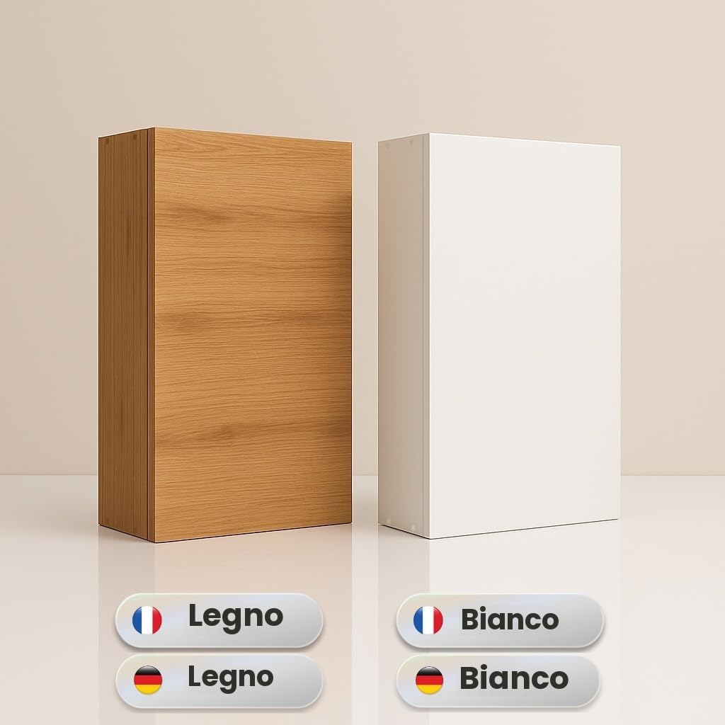 Coperchio per Quadro Elettrico, Coffret Elettrico, Coperchio per Contatore Elettrico, Coffret di Rivestimento per Quadro Elettrico (Grande, Bianco + Serratura (2 Chiavi)) - Clim-Box
