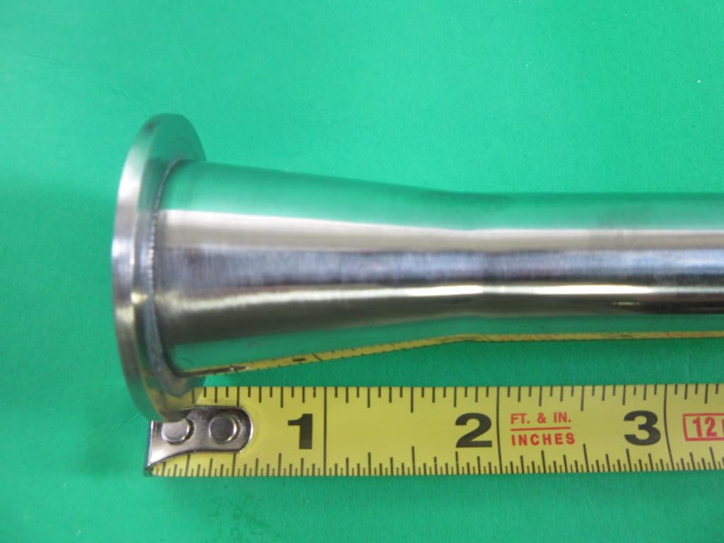 EXTRA LONG Stainless Steel Sausage Stuffer Tube, 12'' Extra Long, 3/4'' Diameter for Hog and Beef Casings. 2