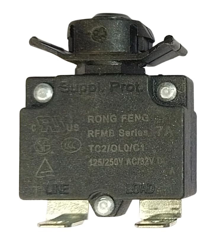 7 Amps SE Mini PCB Mount CIRCUIT BREAKER | Thermal Overload Protector AC 125/250V SE 7A Push Button Reset | SE 7Amp Load Switch-image-9