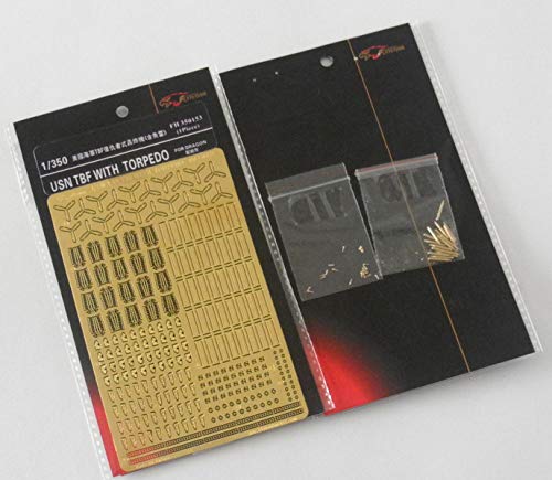 1/350 米海軍 TBF アベンジャー用エッチング & 魚雷 Amazon | 1/350 アメリカ海軍 空母艦載機 TBF アベンジャー用