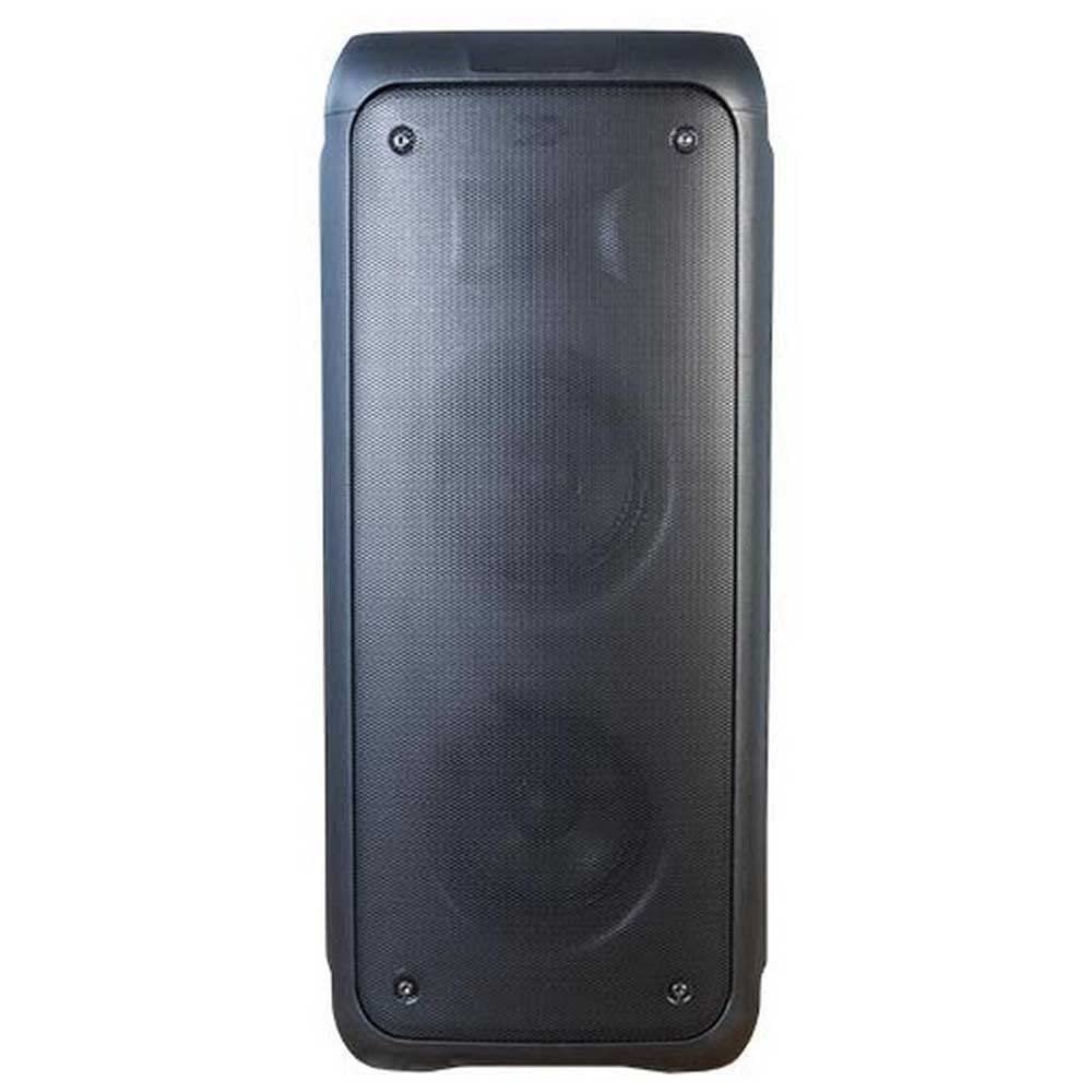 Avenzo - Altavoz Bluetooth, Modelo AV-SP3203B, Potencia de 250 W, con Luz de LED, Entrada USB y microSD, con Asa de Transporte, Dimensiones: 25 cm x 24,2 cm x 59,5 cm, Color Negro