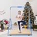 Jivifao Gymnastics Bar with Self-Inflating Mat for Kids, Adjustable Height Gymnastic Horizontal Bars with Mat, Folding Gymnastic Training Monkey Bars, Junior Expandable Training Kip Bar for Home