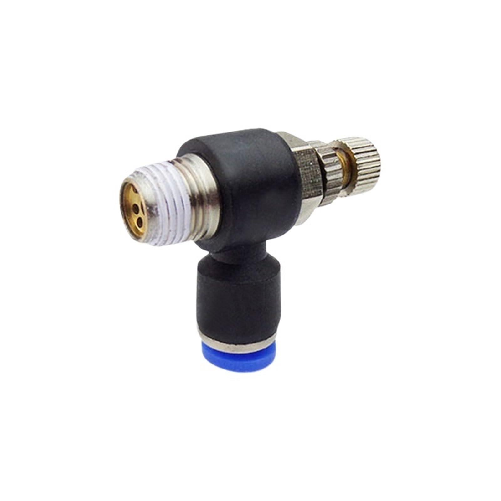 6PCS Pneumatic Fittings SL Series 1/8 "1/4" 3/8 "1/2" External Thread Cylinder Throttle Valve Air Pressure Regulator(SL8-02 (6PCS A LOT))