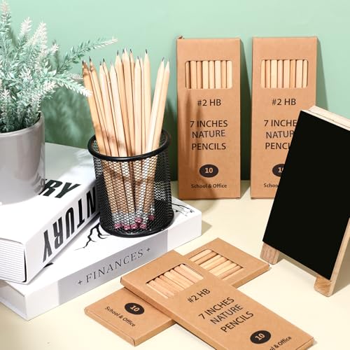 Lápices Geyoga 2 HB Grafito Pack 500 unidades con goma miniatura 6