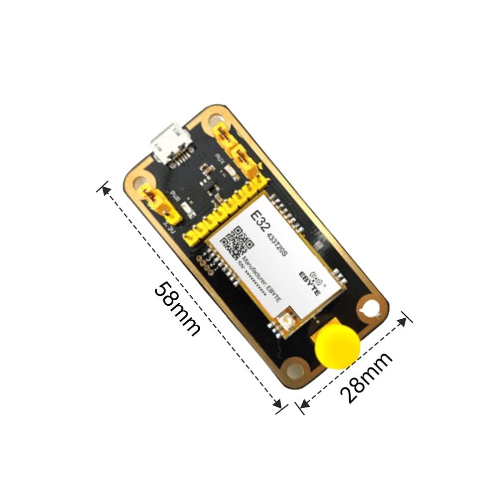 EBYTE LoRa 433MHz 20dBm IOT Transmitter Receiver Test Board E32-433TBL-01 with E32-433T20S Module Antenna USB Cable
