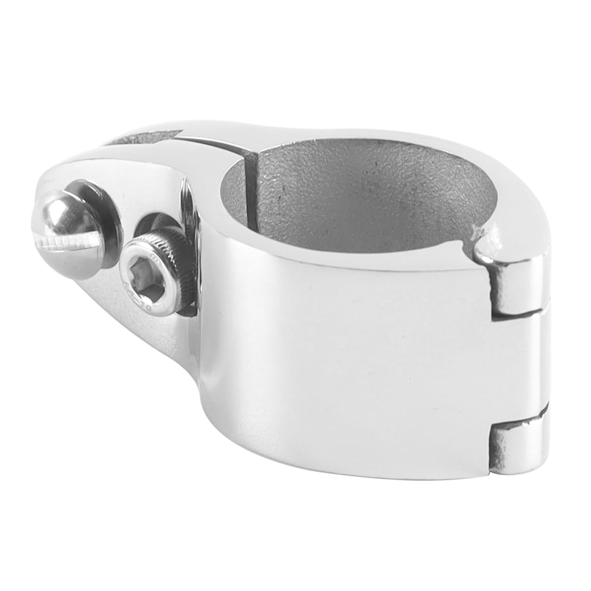 Teron 2 Stück Edelstahl Scharnier Rohrschelle Boot Bimini Top Folding Jaw Slide Jaw Slide Hardware Rohrschelle für Boote Bimini 32mm