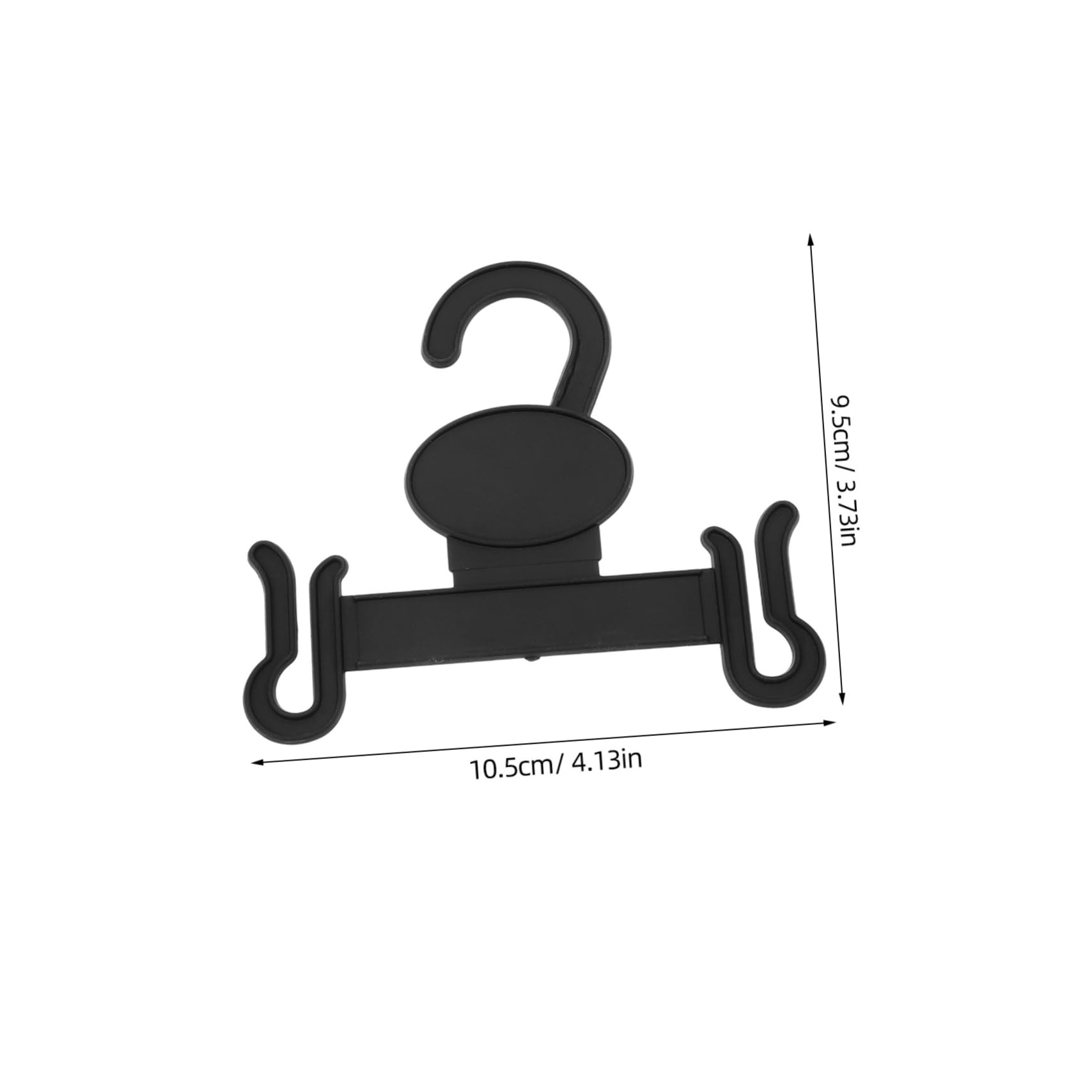 Cabilock 20 Pcs Plastic Shoe Hangers for Organizing Sandals Slippers and Footwear Space Saving Hooks for Retail Display and Home Storage