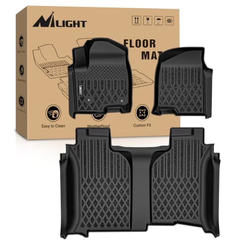 Image of Nilight Floor Mat for Chevy Silverado GMC Sierra 1500 2500 3500 2019-2026