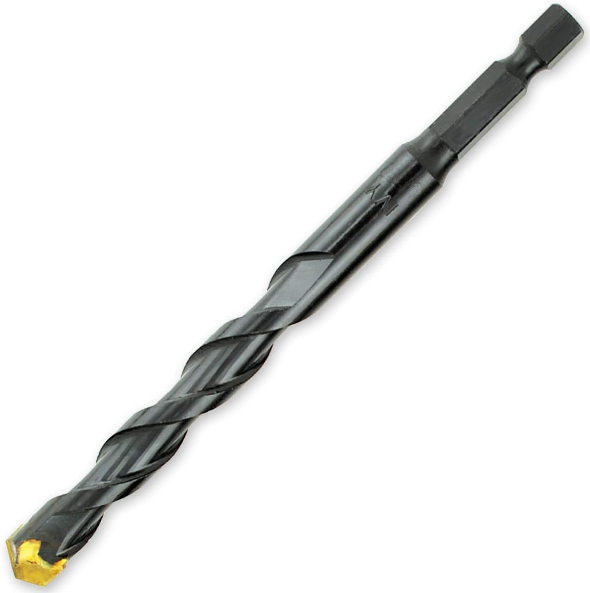 IVY Classic 10179 5-Piece Premium Carbide Masonry Drill Bit Set with 1/4" Hex Power Shank, Sturdy Plastic Case