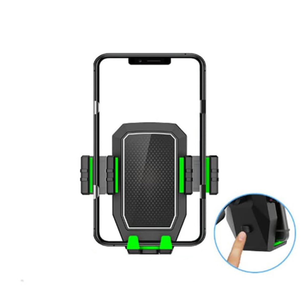 Toddmomy Soporte y Portavasos para Coche de Abs Resistente, Base Ajustable Giratoria 360°, Portavasos Profundo para Bebidas, Soporte para Teléfono Compatible con Conductores y Viajeros