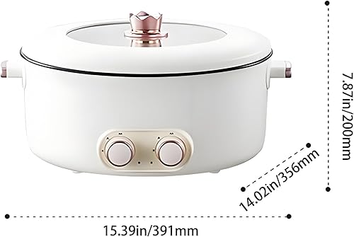 Miniatura 7 de Olla caliente de 4 compartimentos, olla multifuncional de cuatro rejillas, olla eléctrica de gran capacidad de 6 l, ollas eléctricas Shabu Shabu