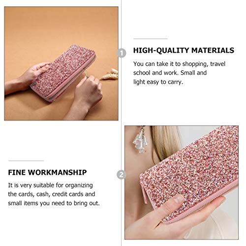 Fashionable Women Wallet Multi-storey Zippered Handbag Women's Crossbody Purse Accessory Shiny4