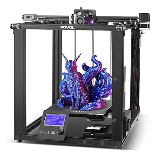 Sovol SV05 Impressora 3D com extrusora de acionamento direto de metal com estrutura metálica e placa principal silenciosa de 32 bits CR Touch Flexible Build Plate 220x220x300mm