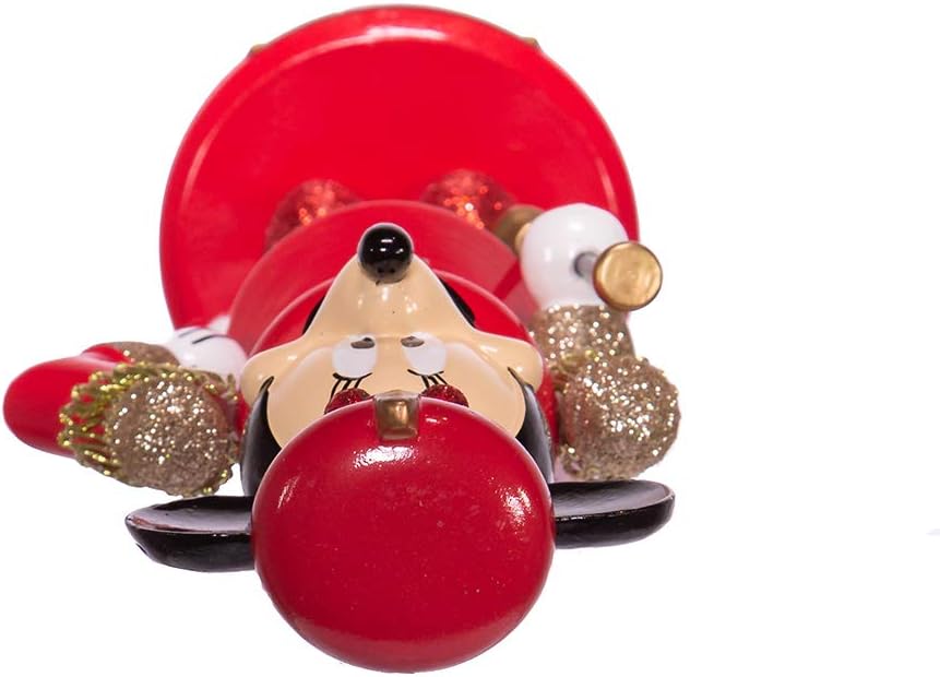 Kurt Adler Wooden Nutcrackers, Minnie Mouse Marching Band Leader, 10"