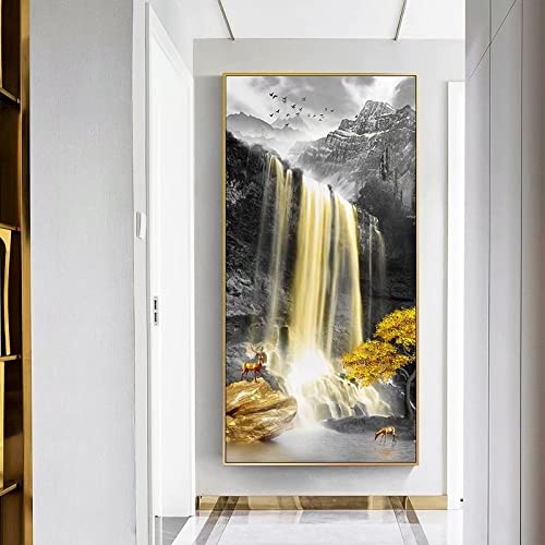 Peinture diamant grand format pour salon chic kit complet 5D DIY - 2