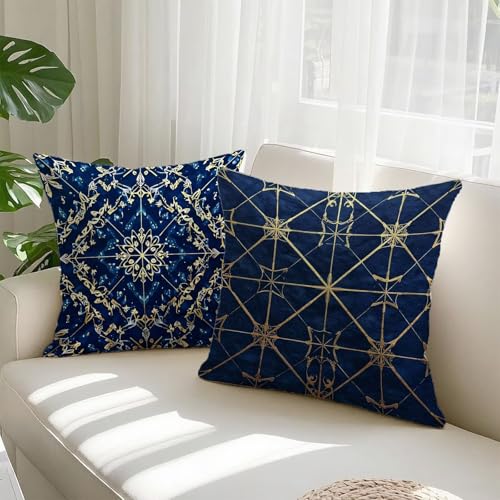 Housse coussin 65x65 double face imperméable avec fermeture éclair