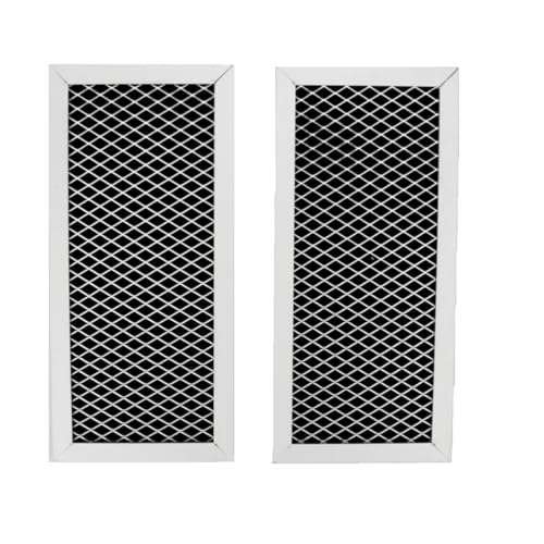 Fugedox 2 Pack DE63-30016G Microwave Charcoal Filter for Samsung GE Grill Microwave Oven, Replaces WB02X10956, JX81H, WB02X11544, DE63-30016A, DE63-30016G, DE63-00367H, 4864753, DE63-00367D