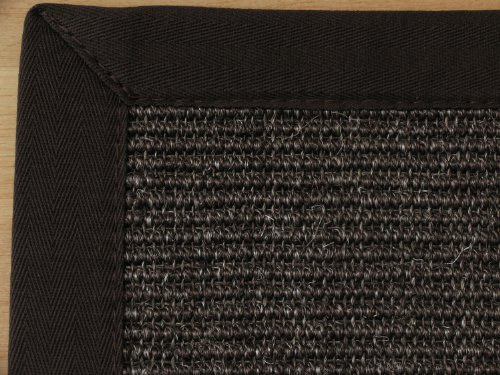 Astra Sisal Teppich Manaus mit Bordüre Farbe Kaffee Mocca braun 100% Sisal - 18 Größen, Größe:...