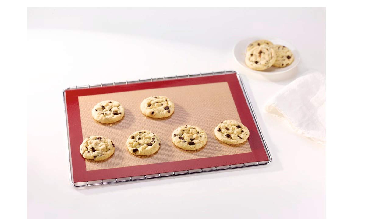 Backmatte, Silikon + Silikon Teigroller Antihaft Nudelholz Teigausroller Fondant Kuchen