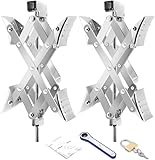Pafessa USA RV Wheel X-Chock Stabilizer for Dual Axle Trailers Heavy Duty - 2Pack