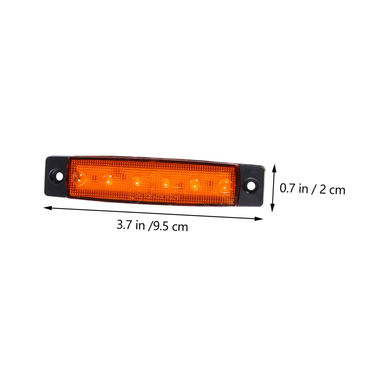 GLEAVI 20pezzi Luce Led Laterale Led Per Camion e Rimorchi Di Segnalazione e Freno Plastica Installazione Facile e Duratura Design Ultra Sottile Ottimo Per Uso Esterno