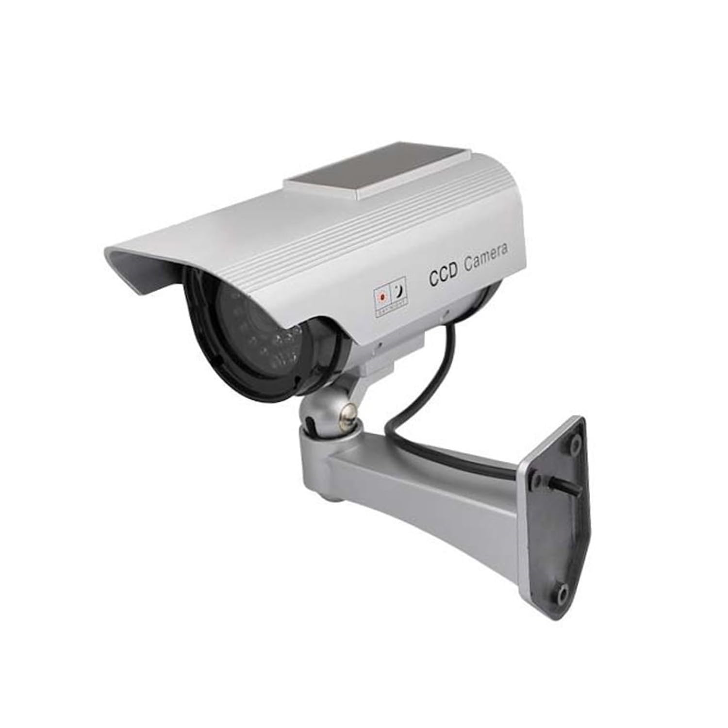 Maclean SOL1200 - Cámara de Vigilancia Simulada con LED Intermitente con Módulo Solar (4)
