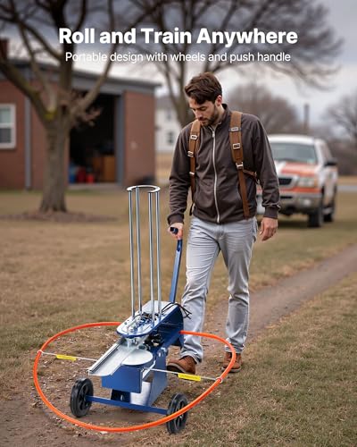 Image of VEVOR Clay Pigeon Thrower, Automatic Skeet and Trap Launcher with Adjustable Angle & Foot Pedal for Clays Throwing Shooting Sports