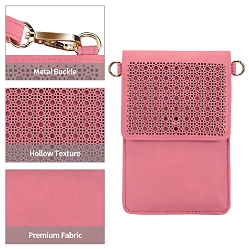 Image of AnsTOP Crossbody Phone Purse for Women, Lightweight Shoulder Wallet PU Leather Phone Case Bag