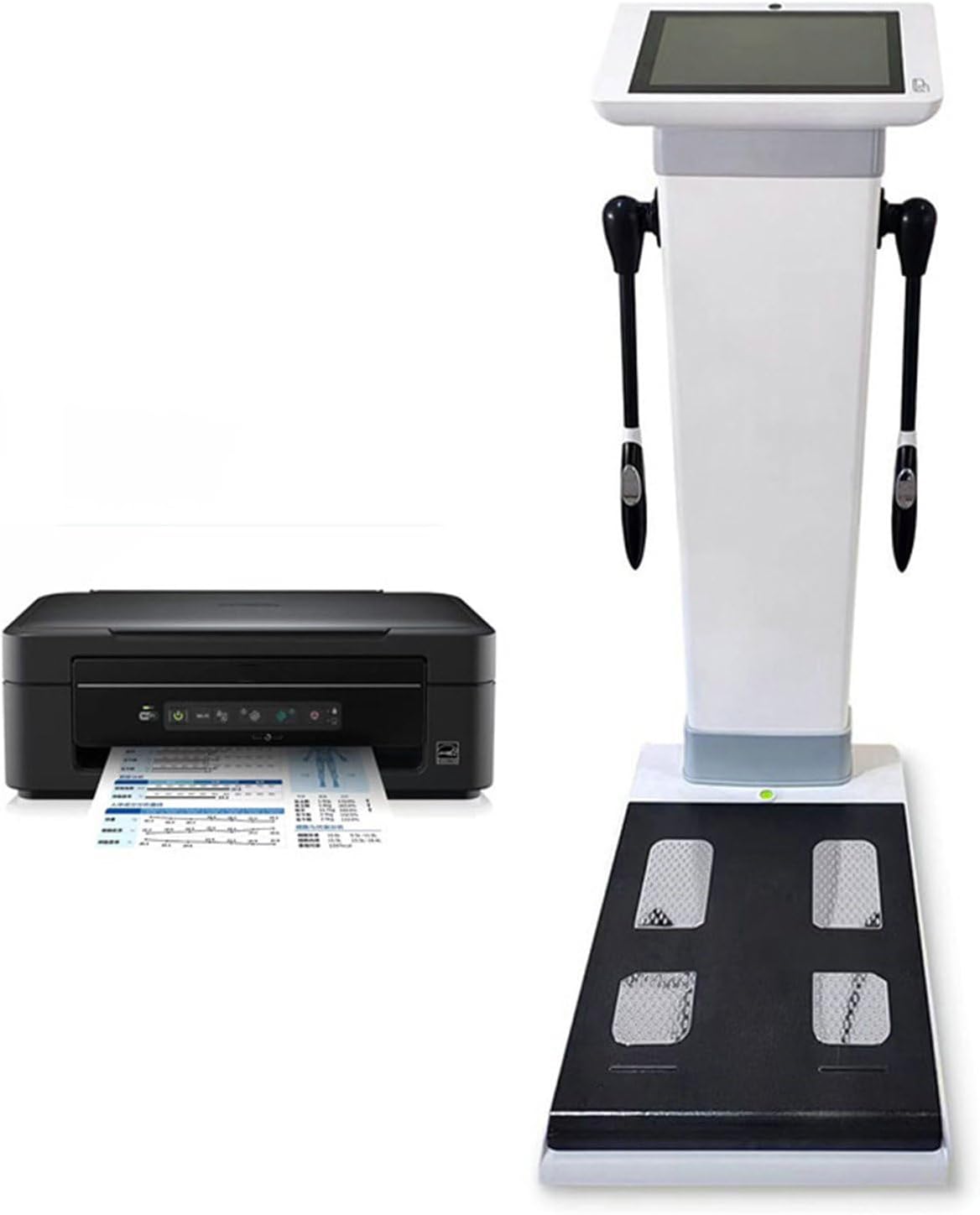 Body Composition Analyzer,Body Fat Detection Equipment,10.1-Inch Body Fat Analyzer with LCD Display and Printer,Body Scale with Body Fat Analysis