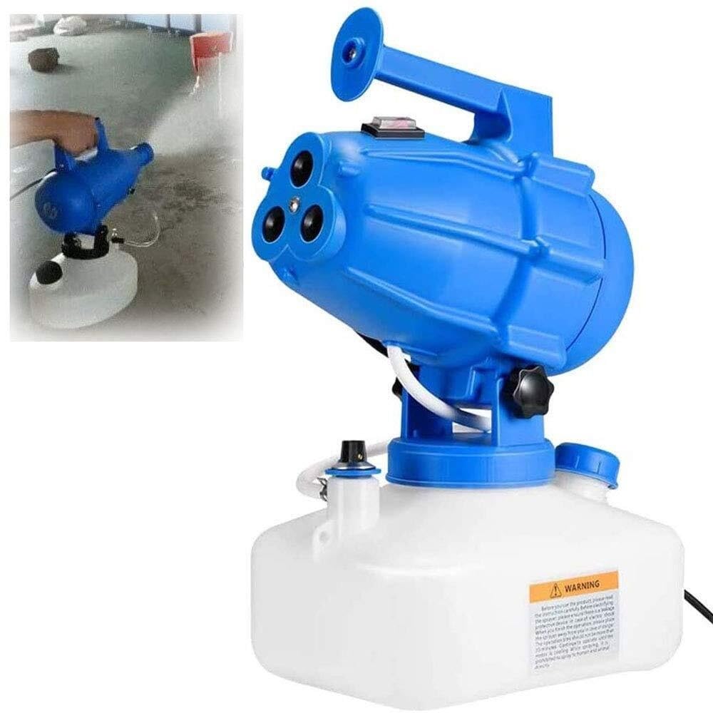 Casego Blue Fogger Sprayer 5L Disinfecting Fogging Machine Portable Sanitiser 1200W Portable Ultra-Low Volume Atomizer Sprayer Fine Mist Blower Nebulizer