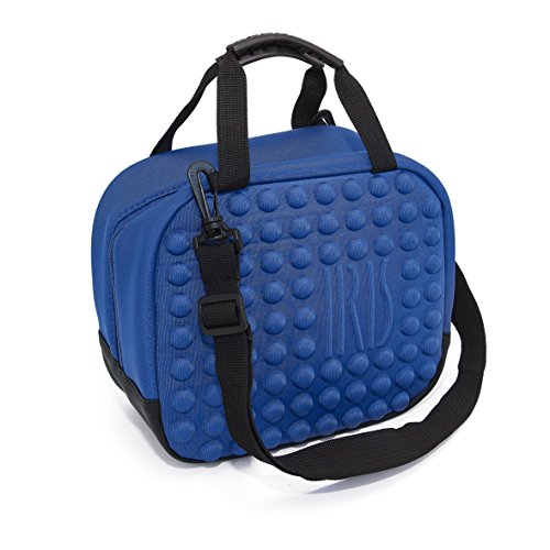 IRIS Studio Fizz Bolsa térmica, Porta Alimentos, Tela, Azul, 24.0x11.0x20.0 cm