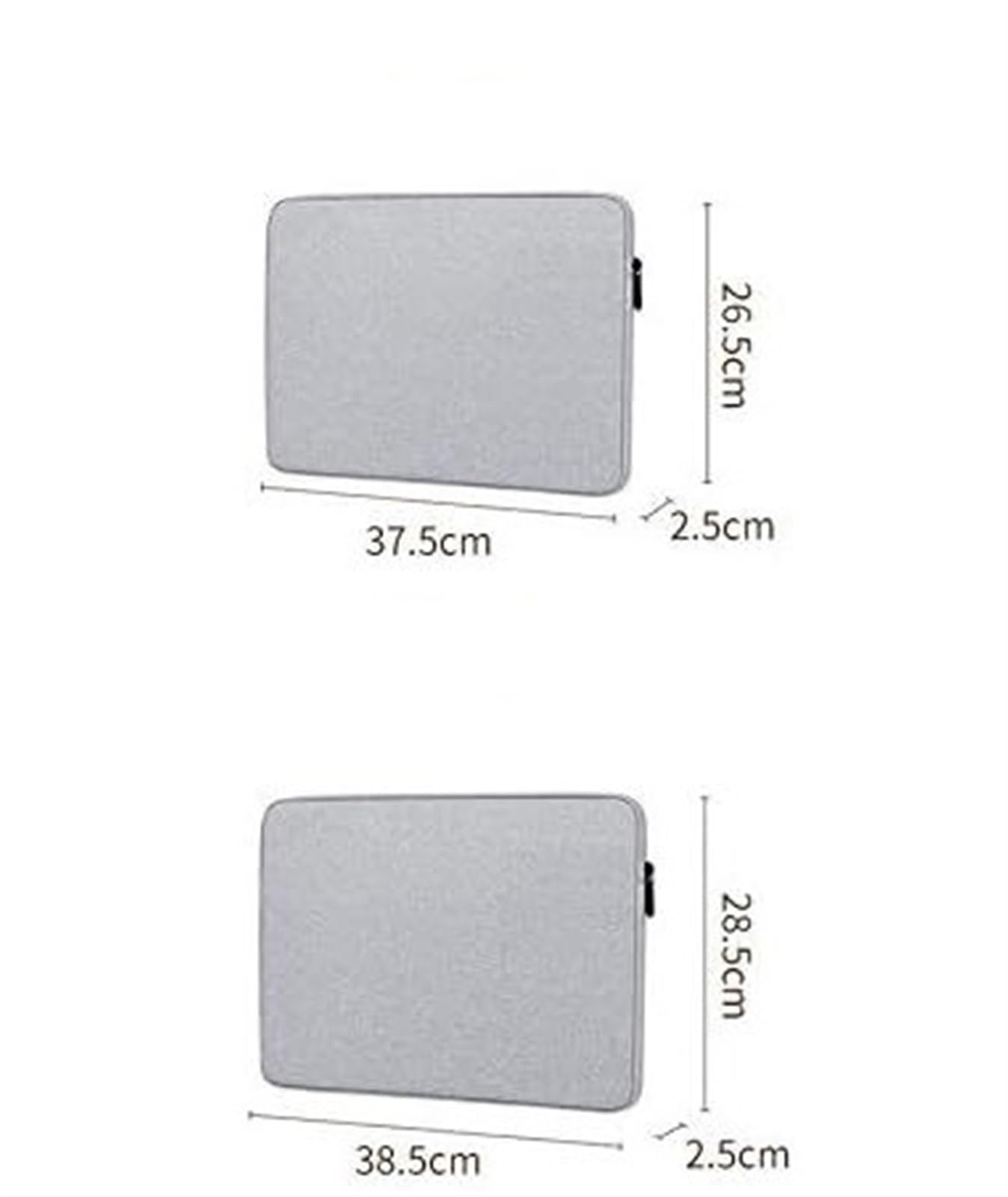 Zaino Porta Pc Viaggio Custodia per Laptop, Borsa per Laptop per Custodia per Computer Notebook, Valigetta per Borsa per Notebook Borsa Porta Pc(Gray,15.6")