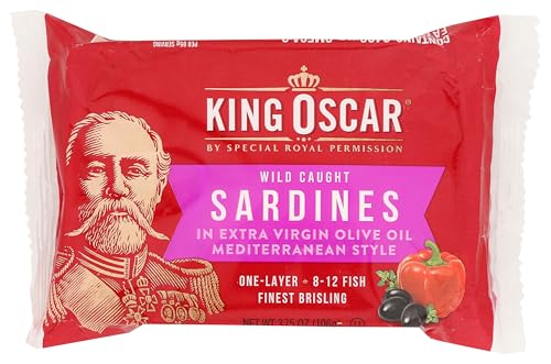 King Oscar Mediterranean One-Layer Sardines 3.75oz