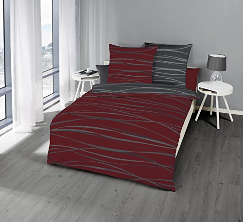 Kaeppel - Biancheria da letto in cotone Seersucker...