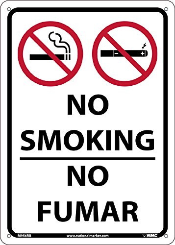 Panneau No Smoking No Fumar pour éliminer la fumée de cigarette dans vos bureaux