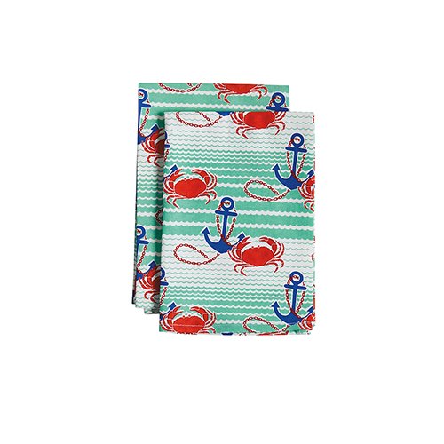 Jessie Steele Nautical Waves Cloth Napkins